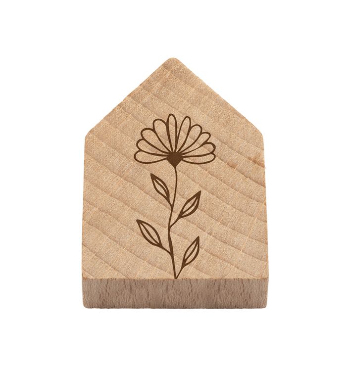 Produktbild: Magnetisches Holzhaus Bl&uuml;te