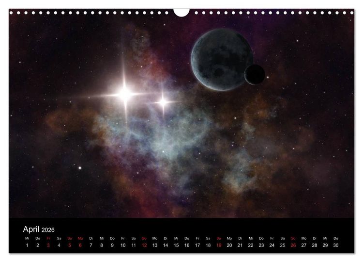 Produktbild: Ferne Welten (Wandkalender 2026 DIN A3 quer), CALVENDO Monatskalender