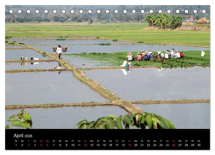 Produktbild: Thailand (Tischkalender 2026 DIN A5 quer), CALVENDO Monatskalender