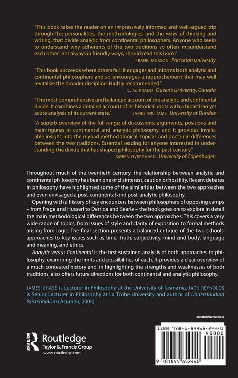 Produktbild: Analytic Versus Continental