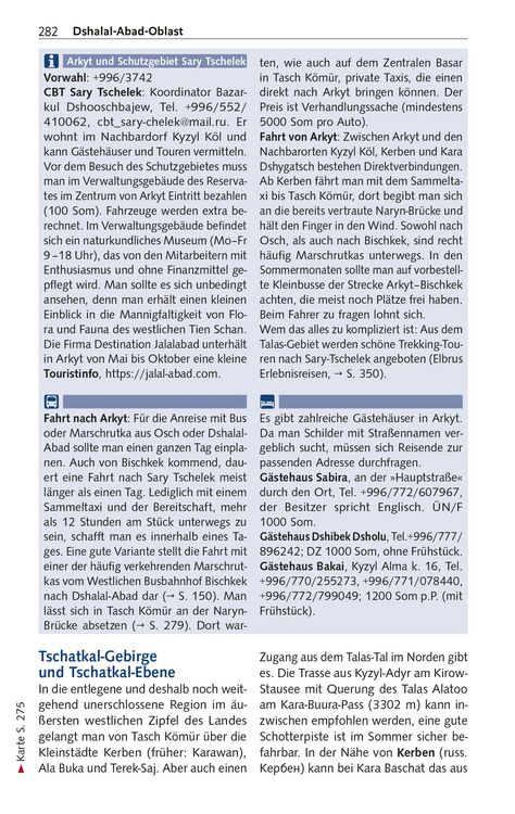 Produktbild: TRESCHER Reiseführer Kirgistan