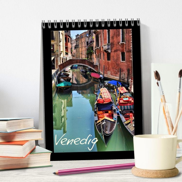 Produktbild: Venedig (Tischkalender 2026 DIN A5 hoch), CALVENDO Monatskalender