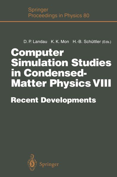 Produktbild: Computer Simulation Studies in Condensed-Matter Physics VIII