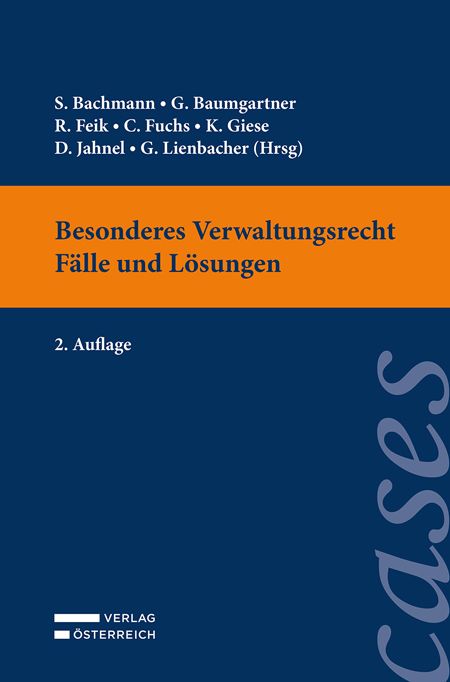 Produktbild: Besonderes Verwaltungsrecht - F&auml;lle und L&ouml;sungen