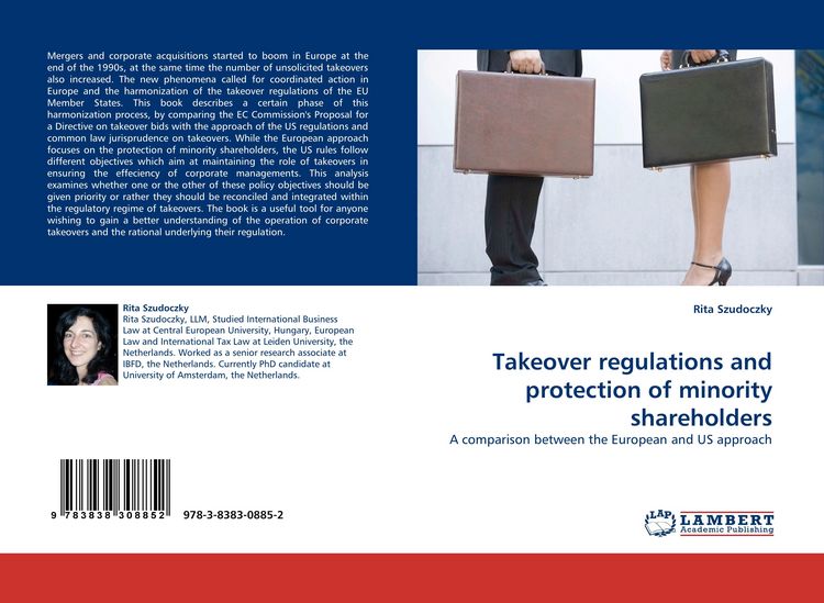 Produktbild: Takeover regulations and protection of minority shareholders