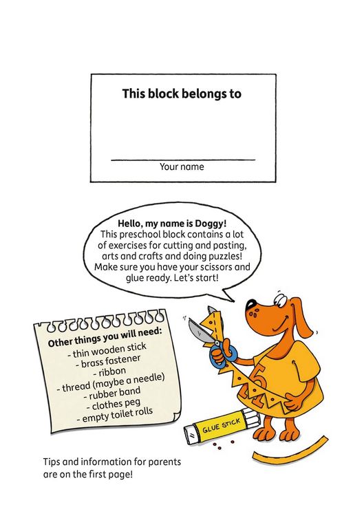 Produktbild: Preschool Kids Activity Books for 5+ year olds for Boys and Girls - Cutting, Gluing, Preschool Craft