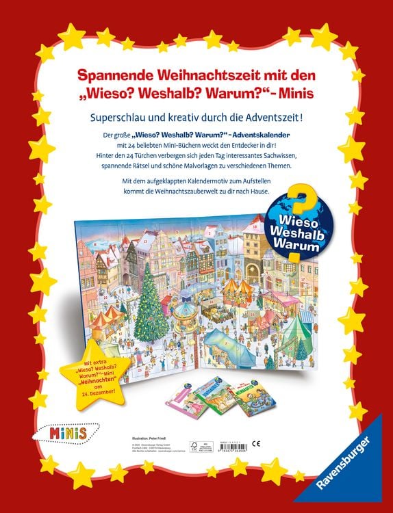 Produktbild: Wieso? Weshalb? Warum? Ravensburger Minis - Mein Adventskalender H26