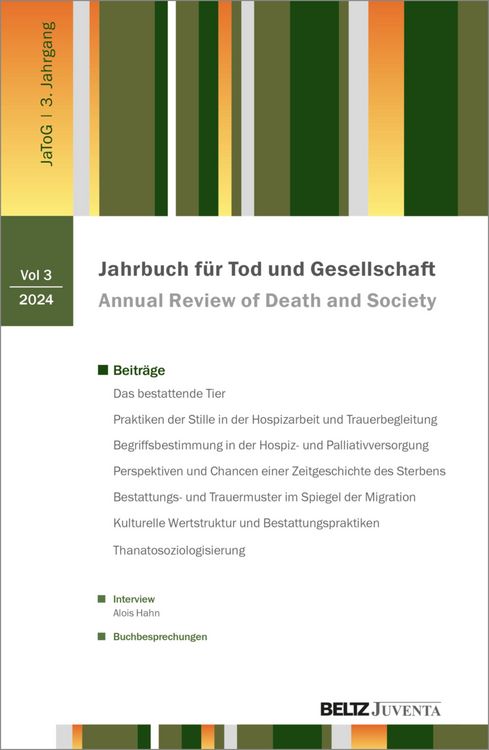 Produktbild: Jahrbuch f&uuml;r Tod und Gesellschaft 2024