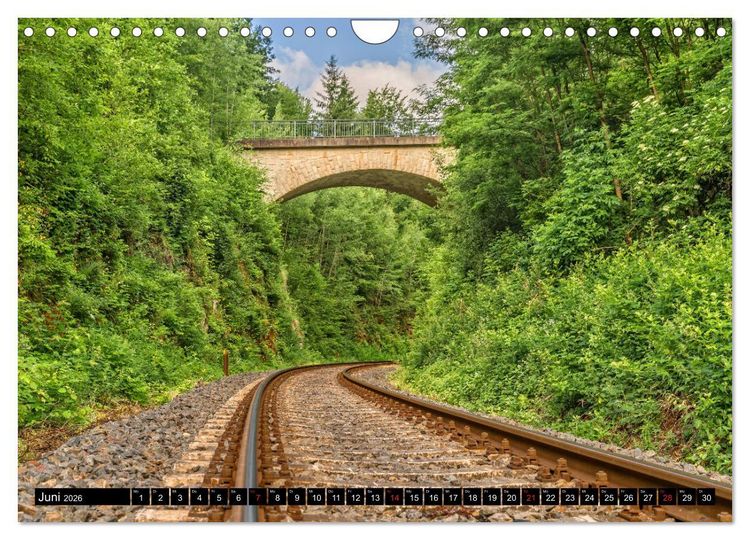 Produktbild: Br&uuml;cken des Landkreises Sonneberg (Wandkalender 2026 DIN A4 quer), CALVENDO Monatskalender