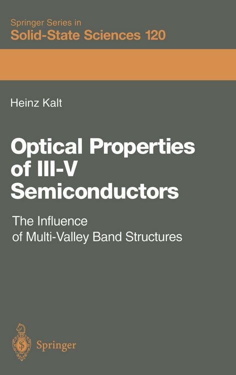 Produktbild: Optical Properties of III&ndash;V Semiconductors
