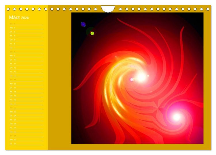 Produktbild: Energie-Spiralen 2026 (Wandkalender 2026 DIN A4 quer), CALVENDO Monatskalender