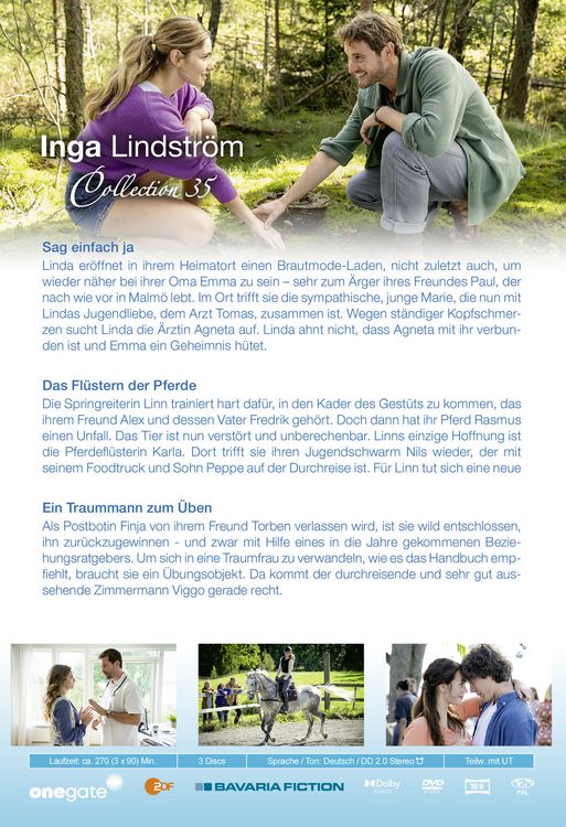 Produktbild: Inga Lindstr&ouml;m Collection 35 [3 DVDs]