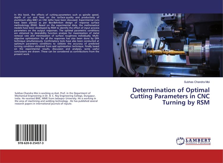 Produktbild: Determination of Optimal Cutting Parameters in CNC Turning by RSM