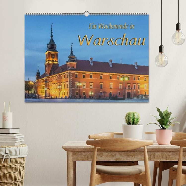 Produktbild: Ein Wochenende in Warschau (Wandkalender 2026 DIN A2 quer), CALVENDO Monatskalender