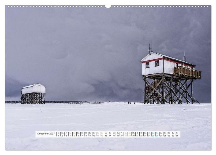 Produktbild: St. Peter-Ording (Wandkalender 2027 DIN A2 quer), CALVENDO Monatskalender