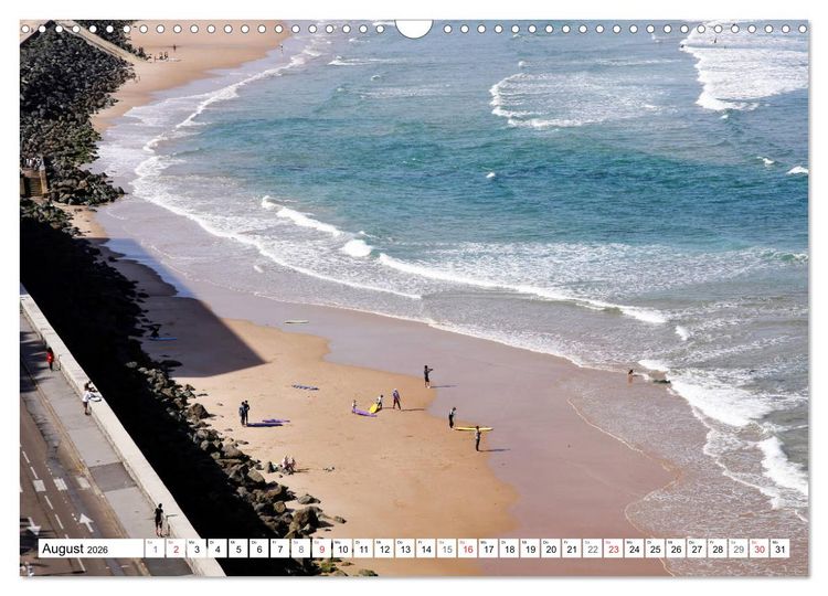 Produktbild: Biarritz (Wandkalender 2026 DIN A3 quer), CALVENDO Monatskalender