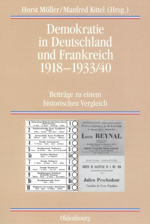 Produktbild: Demokratie in Deutschland und Frankreich 1918-1933/40