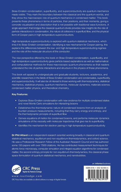 Produktbild: Understanding Bose-Einstein Condensation, Superfluidity, and High-Temperature Superconductivity