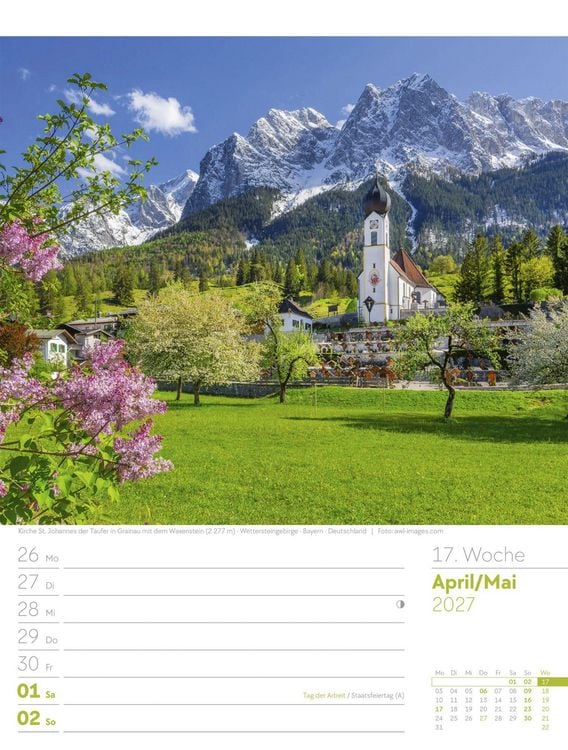 Produktbild: Faszination Alpenwelt Wochenplaner Kalender 2027