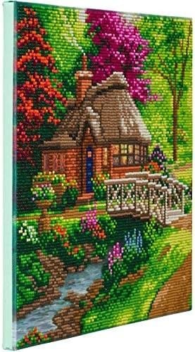 Produktbild: Craft Buddy CAK-TK2M - Crystal Art, Friendship Cottage, Thomas Kinkade Kit, 30 x 30 cm