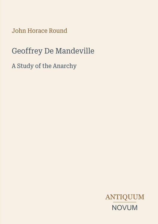 Produktbild: Geoffrey De Mandeville