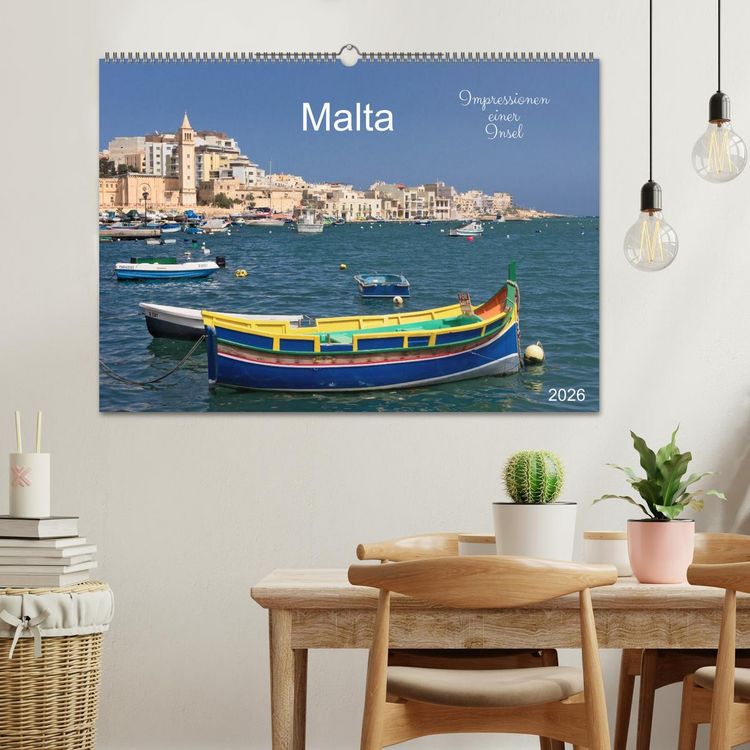 Produktbild: Malta. Impressionen einer Insel (Wandkalender 2026 DIN A2 quer), CALVENDO Monatskalender