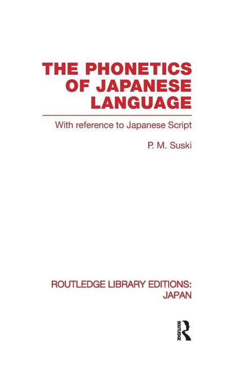 Produktbild: The Phonetics of Japanese Language