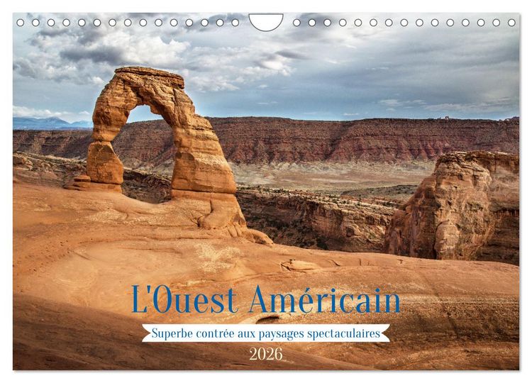 Produktbild: L'Ouest Am&eacute;ricain - Superbe contr&eacute;e aux paysages spectaculaires (Calendrier mural 2026 DIN A4 vertical), CALVENDO calendrier mensuel