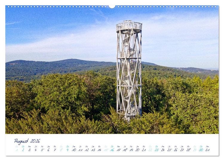 Produktbild: Taunus, deine T&uuml;rme (hochwertiger Premium Wandkalender 2026 DIN A2 quer), Kunstdruck in Hochglanz