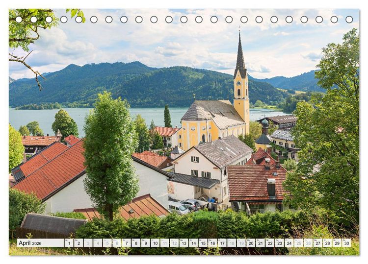 Produktbild: Schliersee-Idylle (Tischkalender 2026 DIN A5 quer), CALVENDO Monatskalender