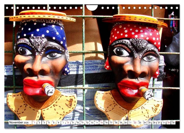 Produktbild: Cuban Cigars - Blue haze in Havana (Wall Calendar 2026 DIN A4 landscape), CALVENDO 12 Month Wall Calendar