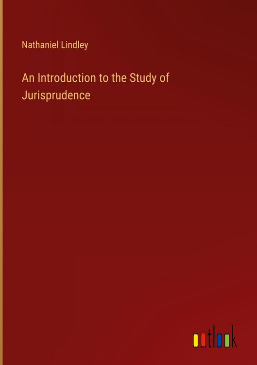 Produktbild: An Introduction to the Study of Jurisprudence