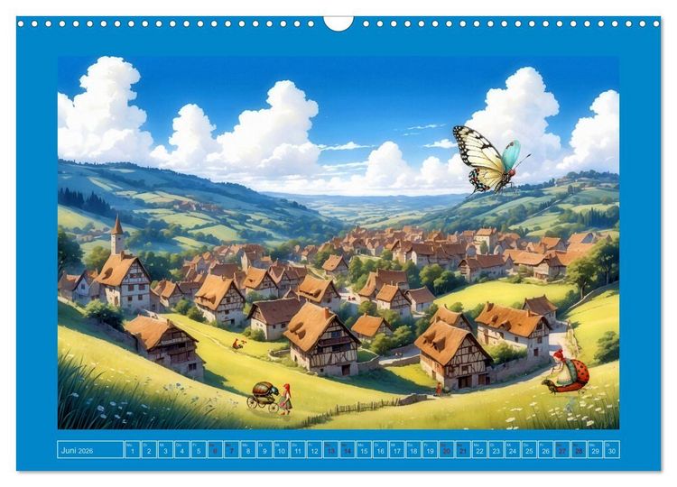 Produktbild: Die rollenden K&auml;fer von Krabblingerode (Wandkalender 2026 DIN A3 quer), CALVENDO Monatskalender
