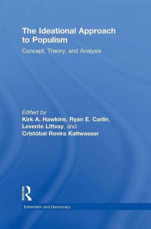 Produktbild: The Ideational Approach to Populism