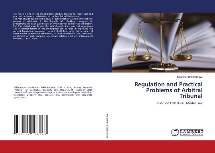 Produktbild: Regulation and Practical Problems of Arbitral Tribunal