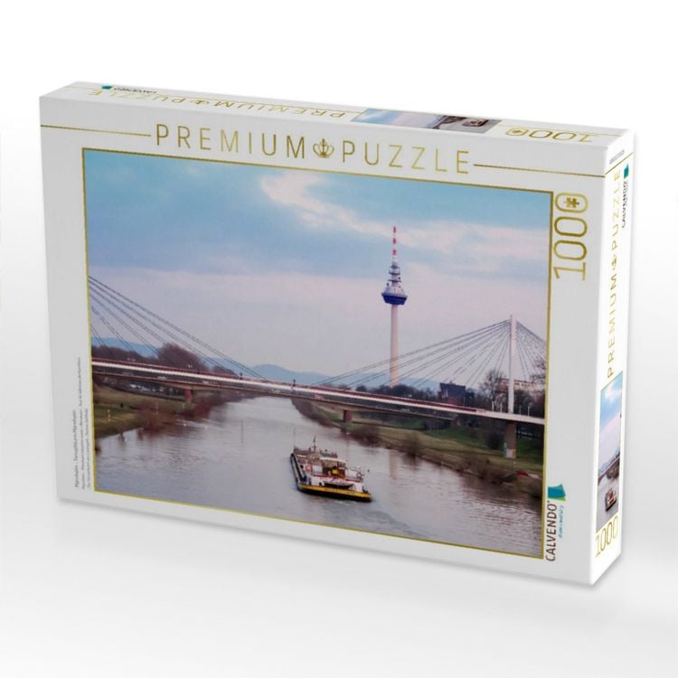 Produktbild: CALVENDO Puzzle Mannheim - Fernsehturm Mannheim | 1000 Teile Lege-Gr&ouml;&szlig;e 64x48cm Foto-Puzzle f&uuml;r gl&uuml;ckliche Stunden