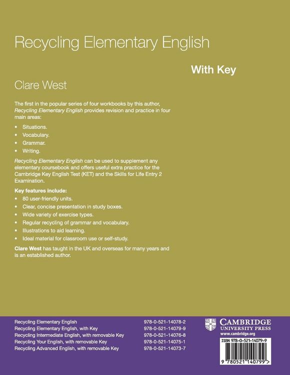 Produktbild: Recycling Elementary English