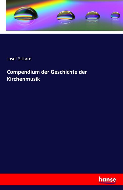 Produktbild: Compendium der Geschichte der Kirchenmusik