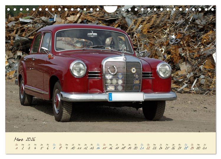 Produktbild: Klassiker mit Stern (Wandkalender 2026 DIN A4 quer), CALVENDO Monatskalender