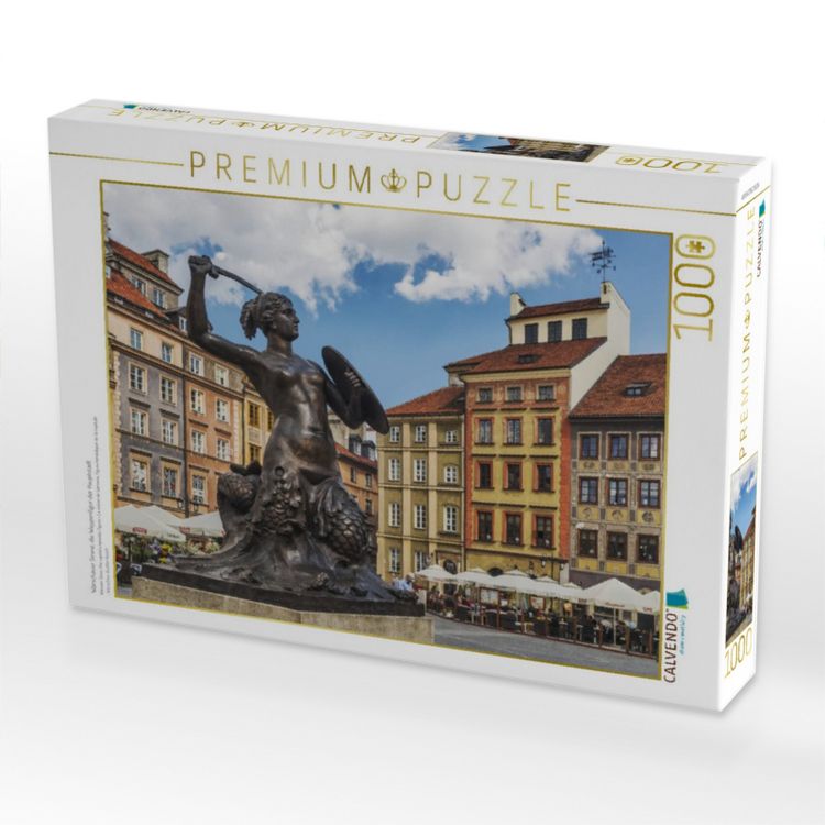 Produktbild: CALVENDO Puzzle Warschauer Sirene, die Wappenfigur der Hauptstadt | 1000 Teile Lege-Gr&ouml;&szlig;e 64x48cm Foto-Puzzle f&uuml;r gl&uuml;ckliche Stunden
