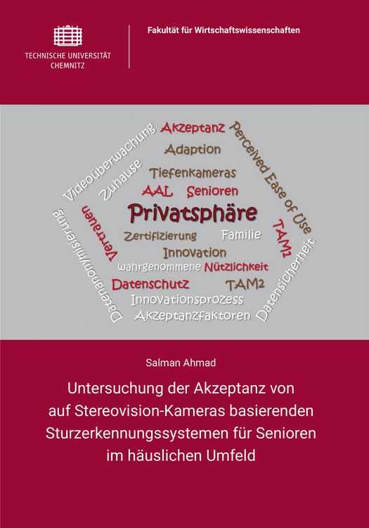 Produktbild: Untersuchung der Akzeptanz von auf Stereovision-Kameras basierenden Sturzerkennungssystemen f&uuml;r Senioren im h&auml;uslichen Umfeld