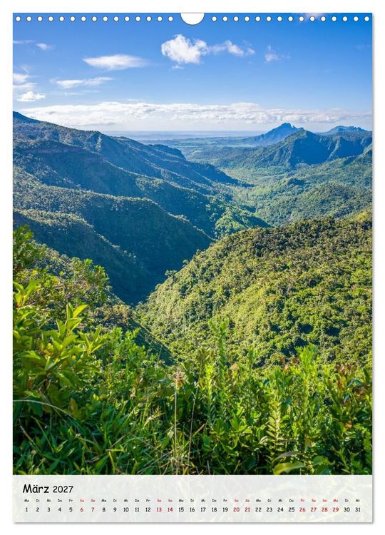Produktbild: Mauritius &ndash; Insel der Farben und Tr&auml;ume (Wandkalender 2027 DIN A3 hoch), CALVENDO Monatskalender