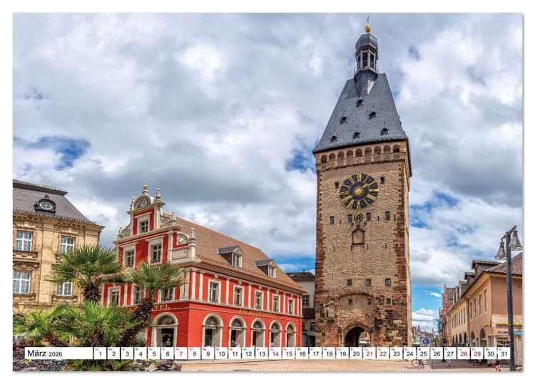 Produktbild: Speyer im Blick: Ein Jahr voller Geschichte und Charme (Tischkalender 2026 DIN A5 quer), CALVENDO Monatskalender