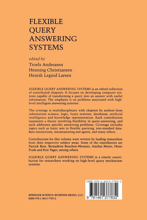 Produktbild: Flexible Query Answering Systems