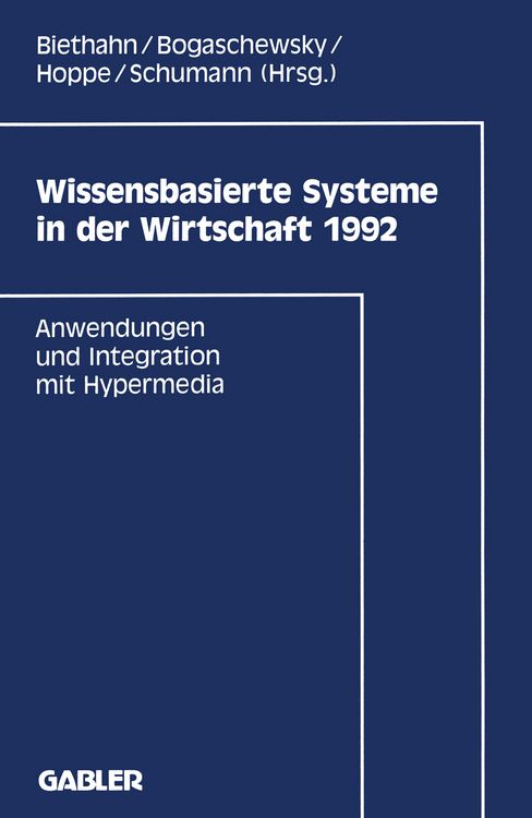 Produktbild: Wissensbasierte Systeme in der Wirtschaft 1992