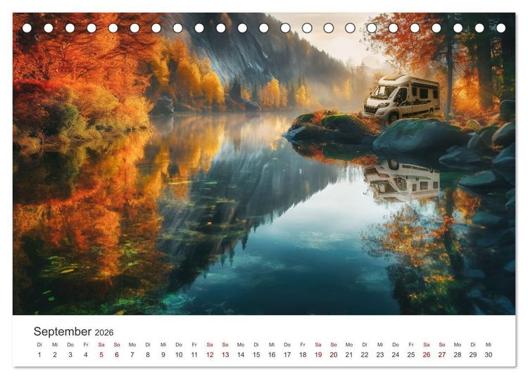 Produktbild: Der Ruf des Nordens (Tischkalender 2026 DIN A5 quer), CALVENDO Monatskalender