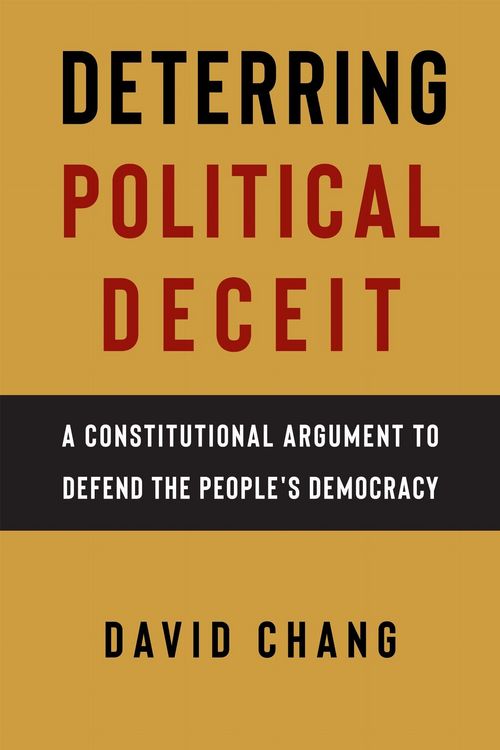Produktbild: Deterring Political Deceit