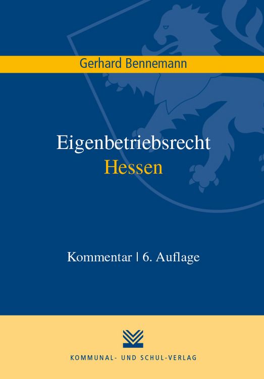 Produktbild: Eigenbetriebsrecht Hessen