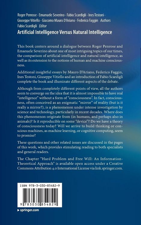 Produktbild: Artificial Intelligence Versus Natural Intelligence