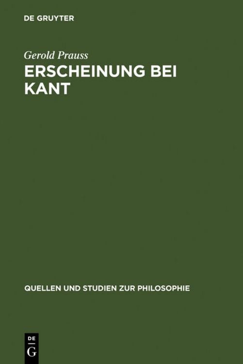 Produktbild: Erscheinung bei Kant